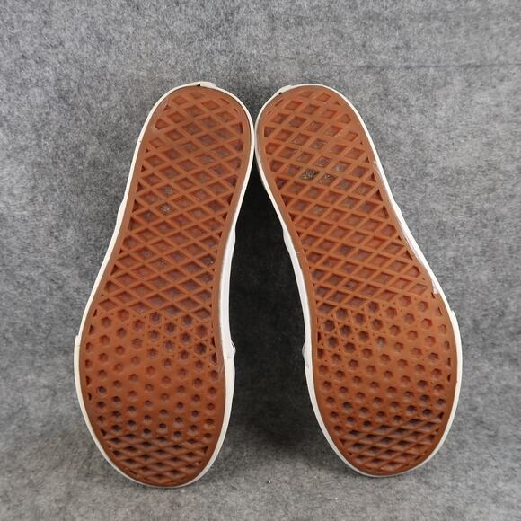 Vans Shoes Womens 9 Classic Slip On Platform Sneakers Canvas Black Skate Casual - Picture 15 of 16